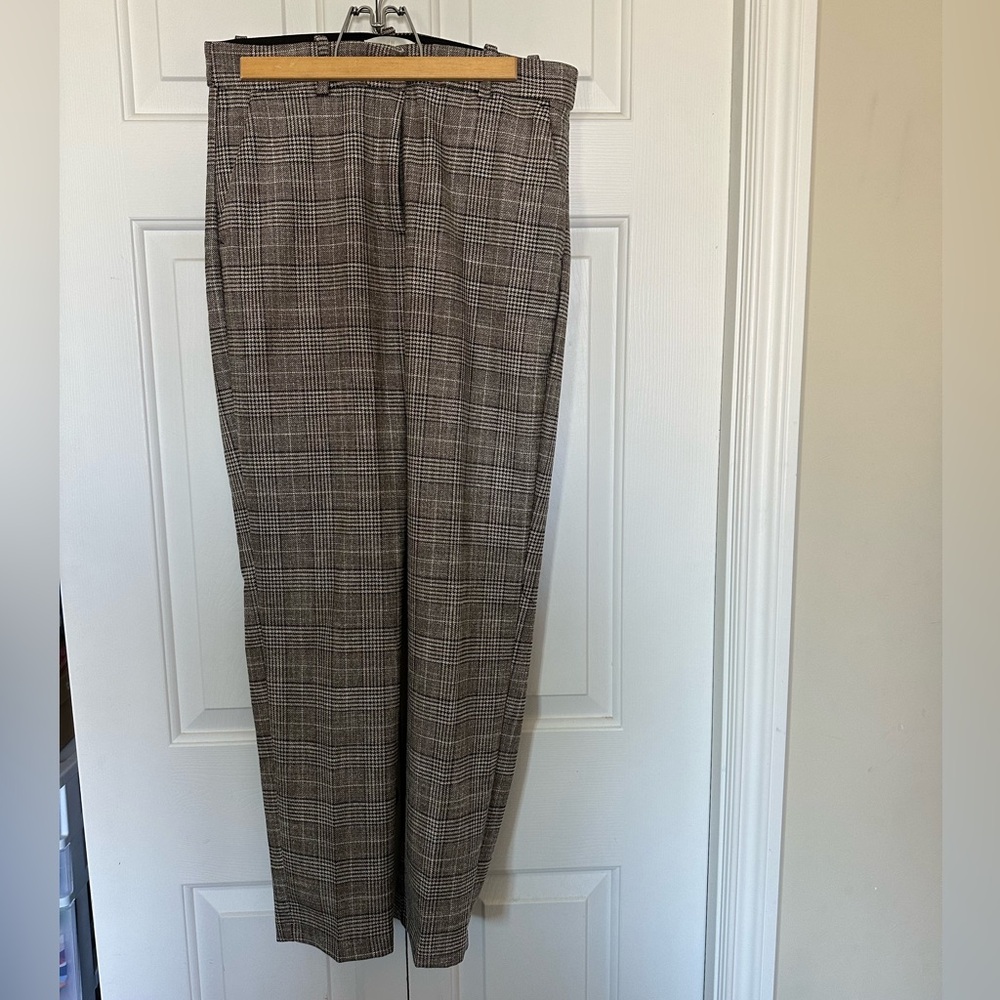 H&M Plaid dress pants size 8